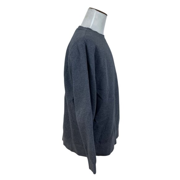 Nike Mens Dark Gray Fleece Sweatshirt Pullover Casual Crewneck Size XL - Picture 2 of 7